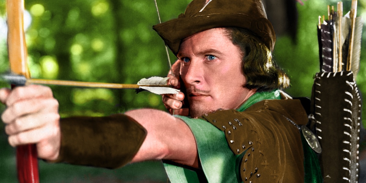 Robin Hood é um bom exemplo do arquétipo do Fora-da-Lei sendo aplicado a um personagem do cinema.